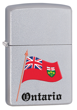 ZIPPO Souvenir Flag of Ontario (Chrome) (205-078157)