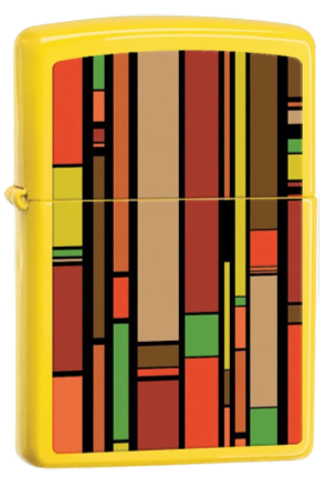 Zippo Lighter Color Block Lemon Matte (28059)