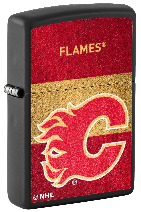 ZIPPO Lighter NHL 218 Calgary Flames Black (33453)