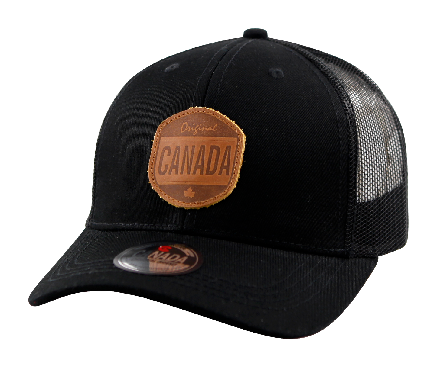 Canada Baseball Hats - Meshback with Leather Patch