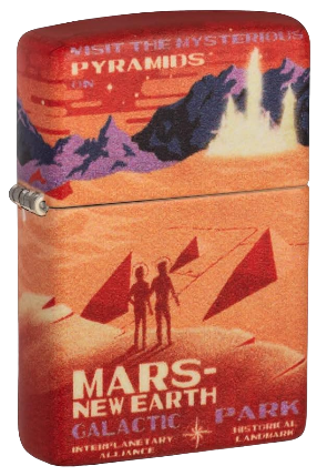 Zippo Lighter Mars Design (49634)