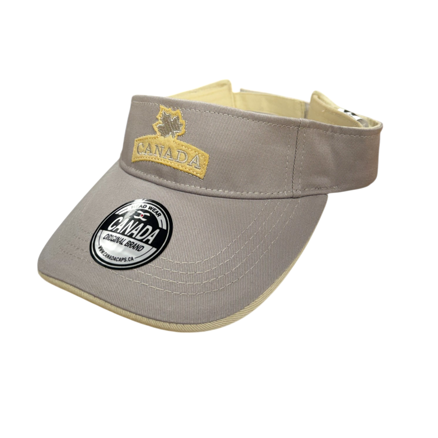 Canada Cotton Visor - Felt ML Embroidery on Centre