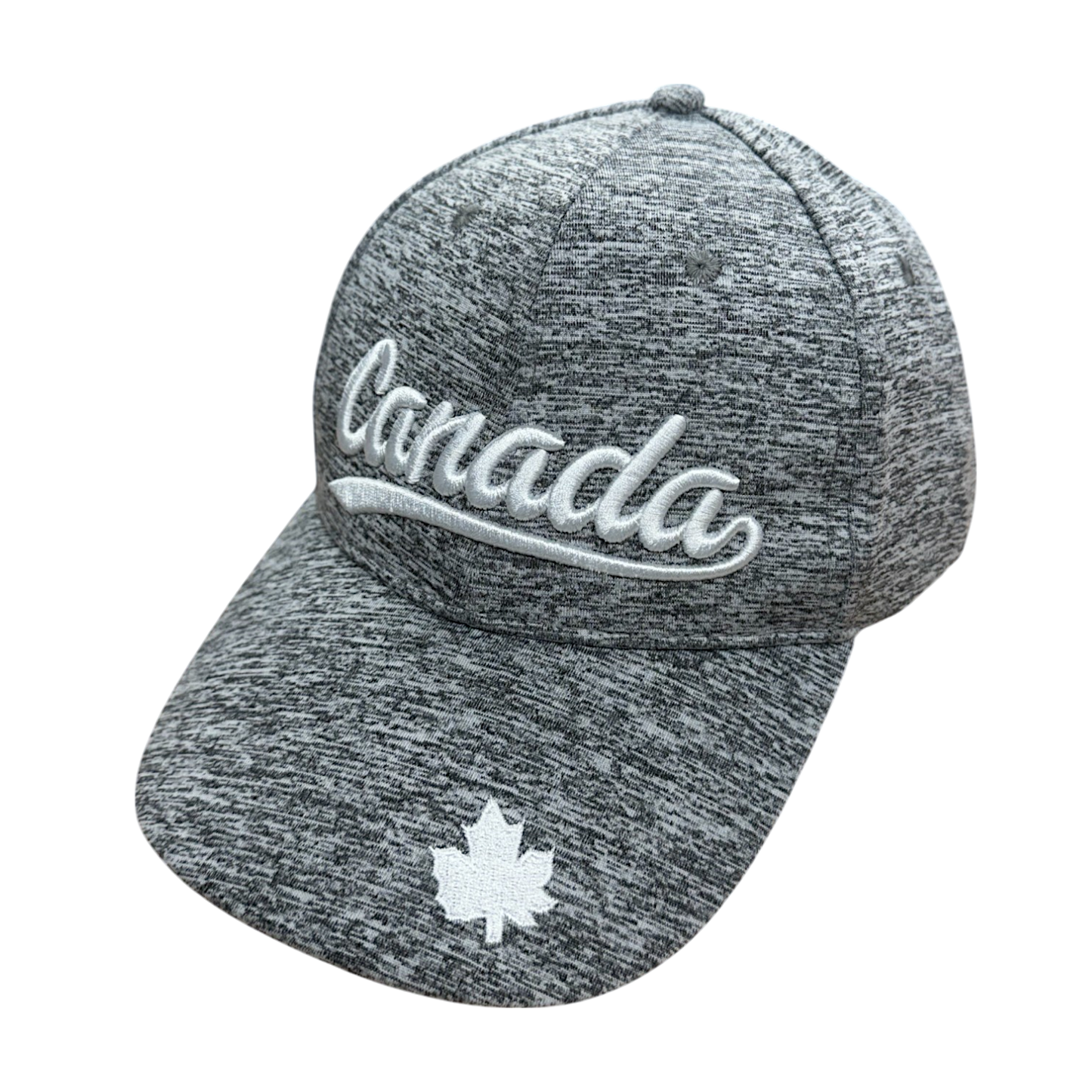 Canada Baseball Hats - Micro Fiber Sports Cap - Salt & Pepper Colours