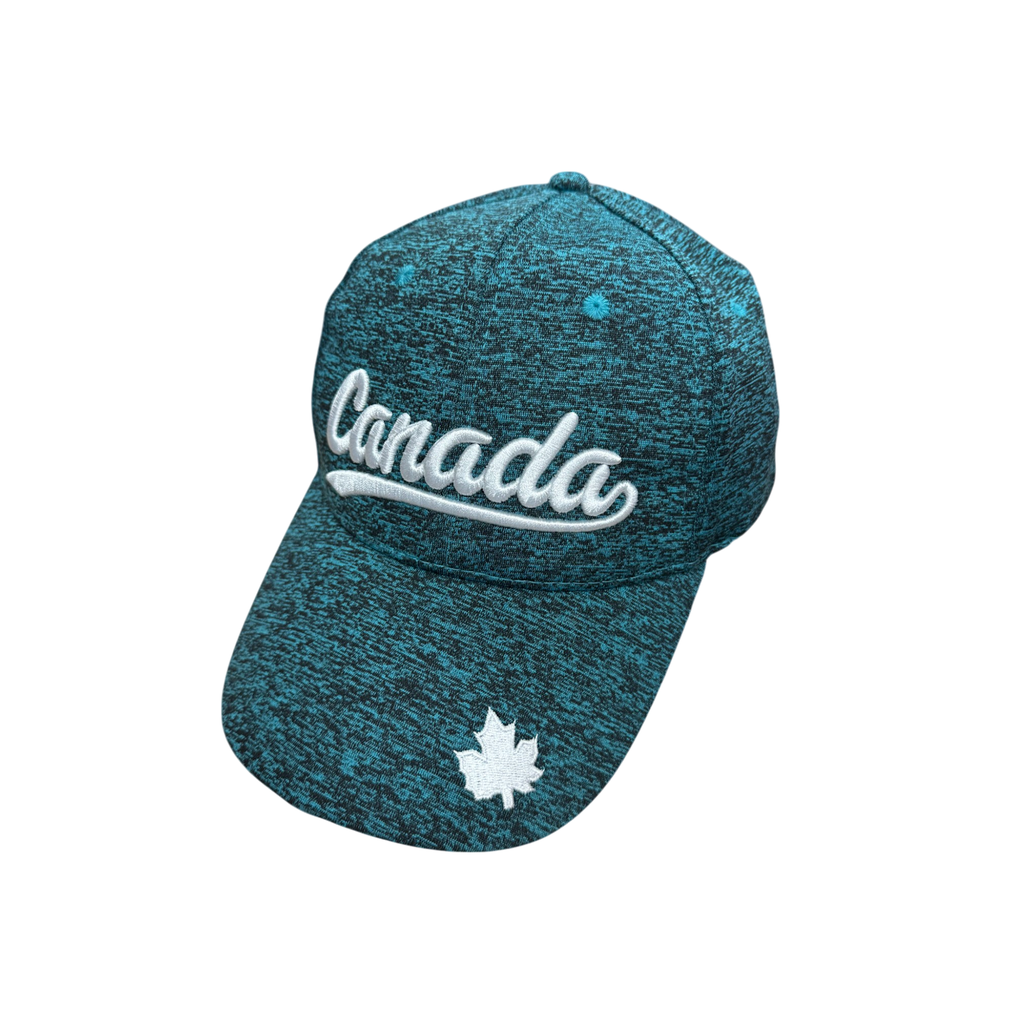 Canada Baseball Hats - Micro Fiber Sports Cap - Salt & Pepper Colours