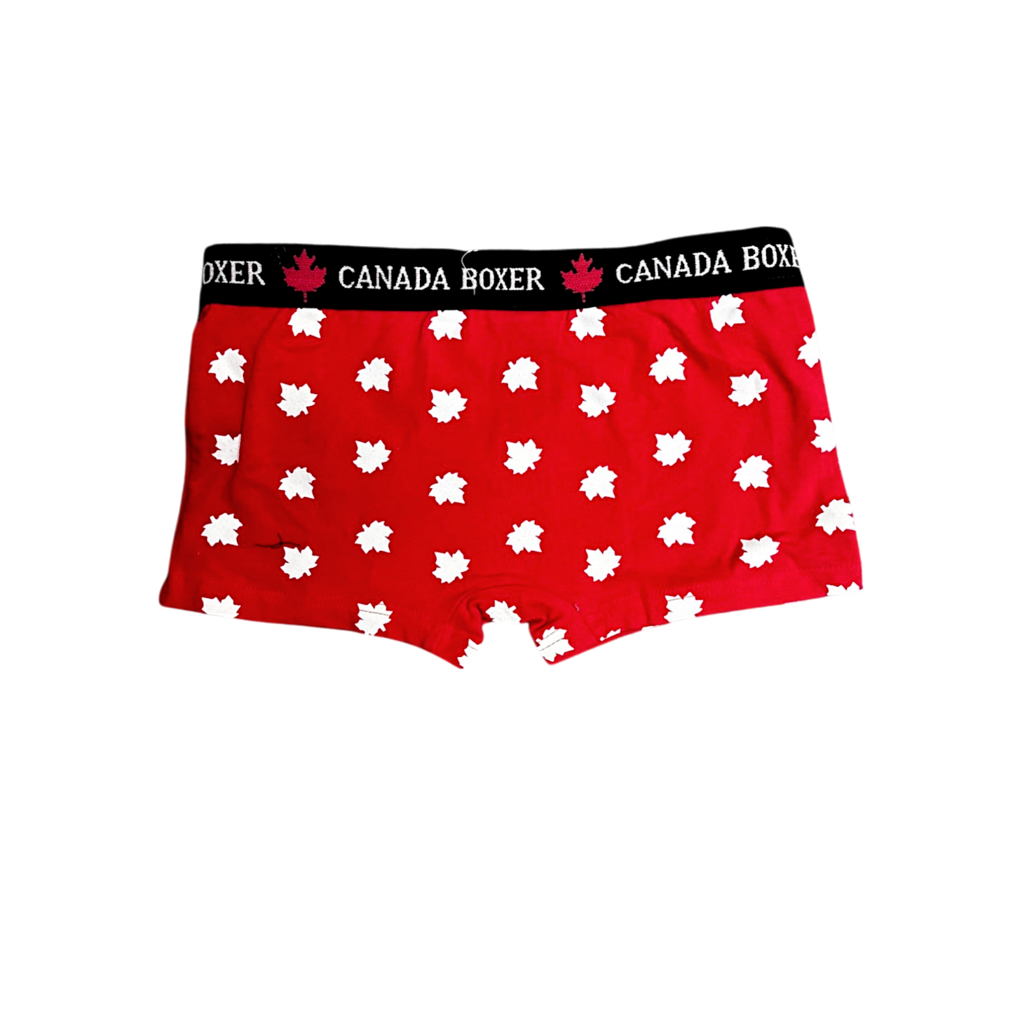 Ladies Canada Boxer Short Canada Multi Maple Leaf - Red