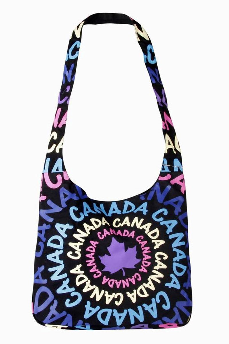 Canada Canvas Cross-Body Sling Bag