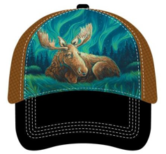 Licensed Landmark Hat - ARW - Restful Night Aurora Moose