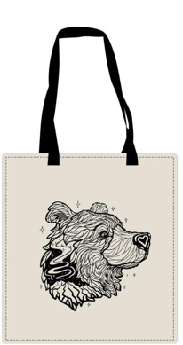 Licensed Canvas Tote Bag - ARW - On my Mind, Bear