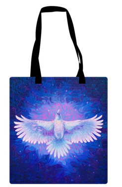 Licensed Canvas Tote Bag - ARW - White Raven