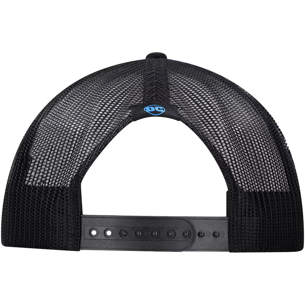 Superman Unisex Graphic Foam Trucker Adjustable Hat - Blue/Black