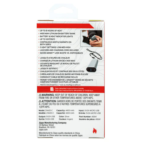 ZIPPO HeatBank™ 6 - Silver (40641)