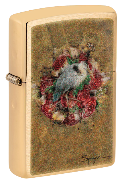 Zippo Spazuk Bird and Roses Design (48329)