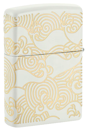 ZIPPO Waves Design (White Matte 360) (48909)