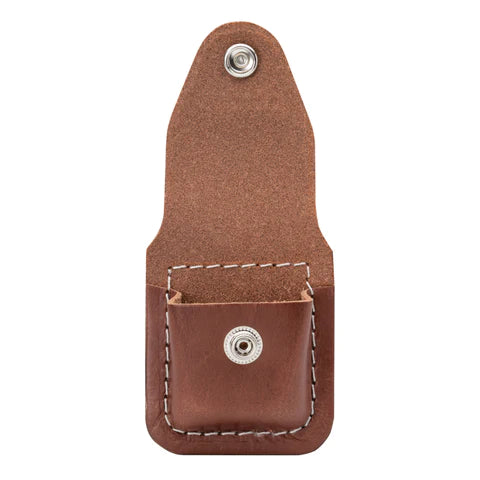 ZIPPO Leather Pouch W/Clip Brown (LPCB)