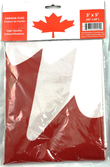 Canada Flag 3ft x 5ft w/metal Grommets