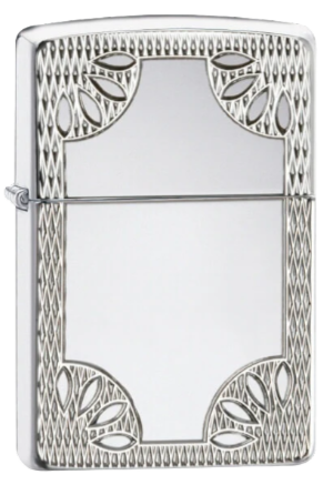 Zippo Lighter Armor Carved Border (24953)
