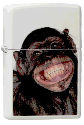 Zippo Lighter Monkey Grin (28661)