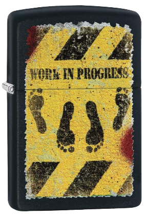 Zippo Lighter Work in Progress (29624)