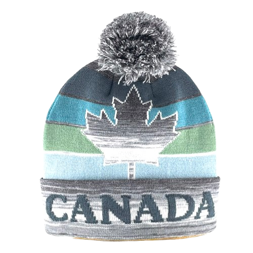 Landmark Beanies - Maple Leaf Pattern