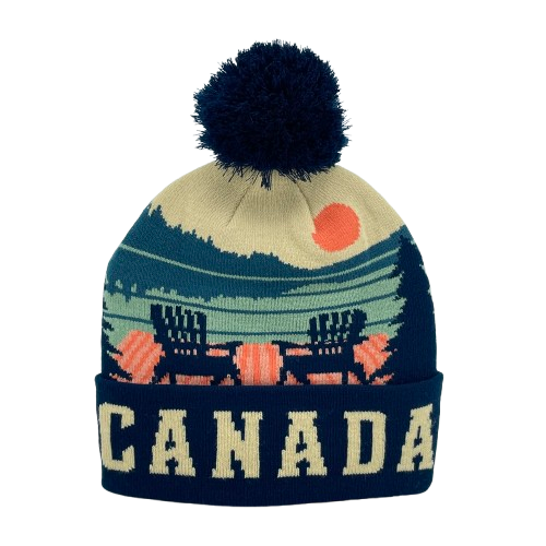 Landmark Beanies - Canada enjoying sunset