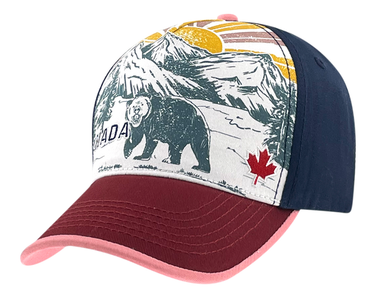 Canada Outdoor Scene Caps with Embroidery/ Embellishments Multi-Color