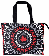 Canada Canvas Tote Bag - Spiral Design