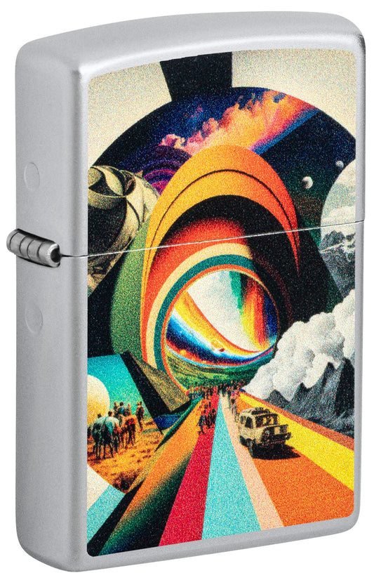 Zippo Lighter Psychedelic Travel Design (46578)