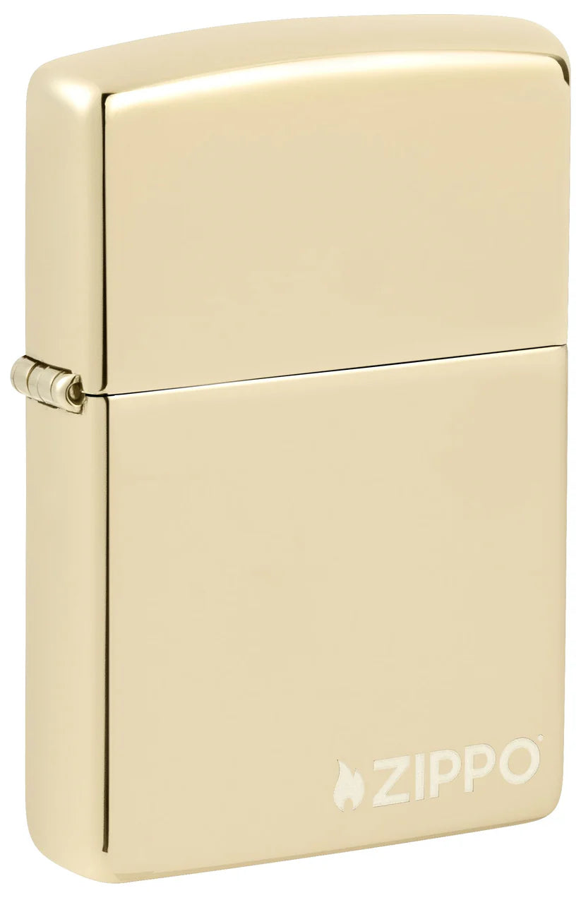 Zippo Lighter Reg Champagne PVD w/ Zippo Logo (46682ZL)