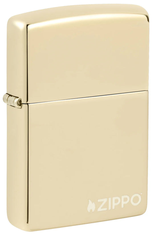 Zippo Lighter Reg Champagne PVD w/ Zippo Logo (46682ZL)