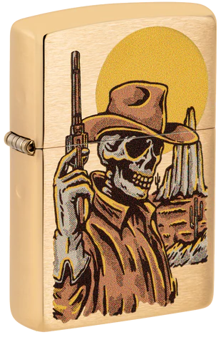 ZIPPO WILD WEST SKELETON DESIGN (48519)