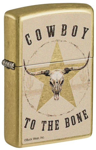 Zippo Buck Wear™ Cowboy to the Bone Design (48937)