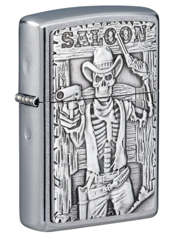 ZIPPO Saloon Skull Emblem Design (49298)
