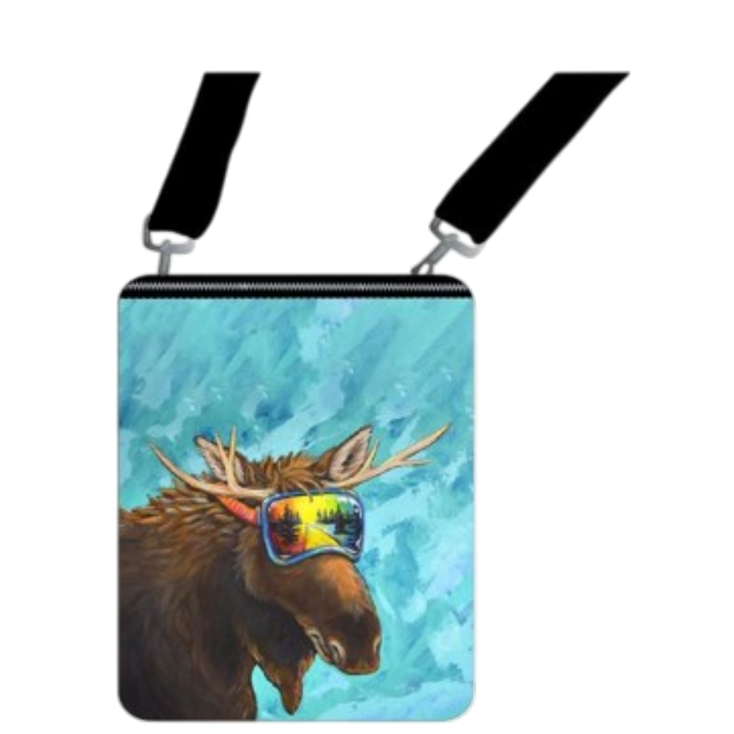 Licensed Canvas Crossbody - ARW - Moose Reflection