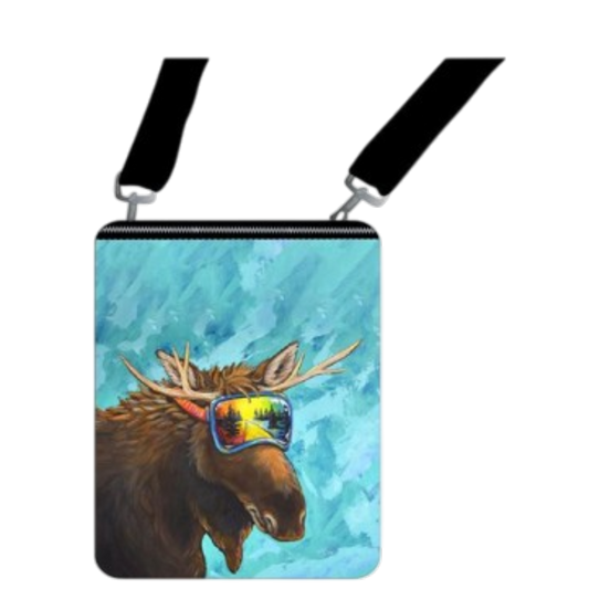 Licensed Canvas Crossbody - ARW - Moose Reflection