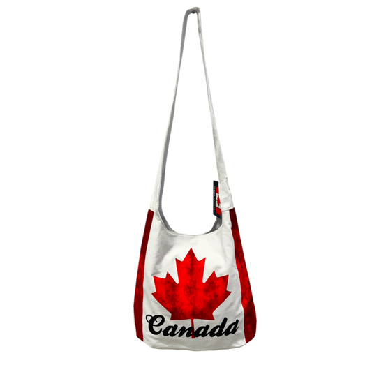 Canada Sling Bags - Crossbody Style Flag Vintage & Flag Montage