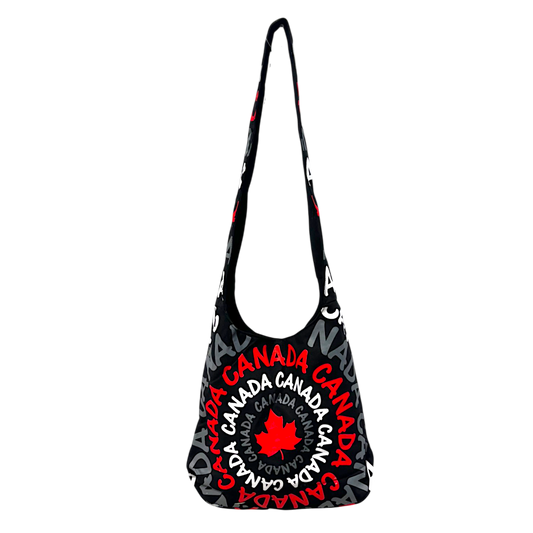 Canada Canvas Cross-Body Sling Bag