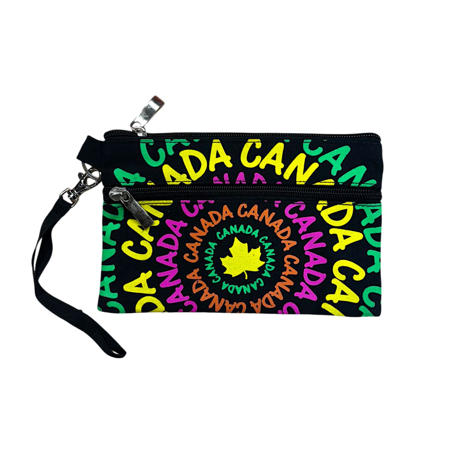 Canada Souvenir Canvas Wristlet