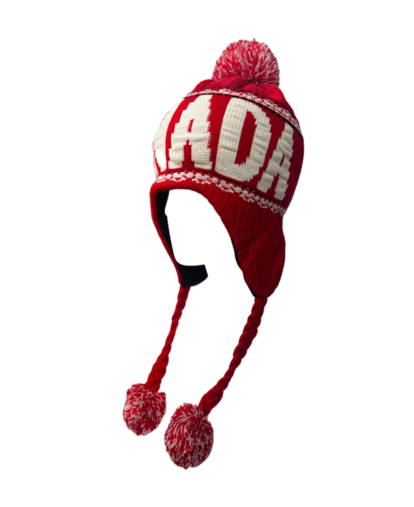 Canada Deluxe Earflap Helmet Toque with Fleece Lining