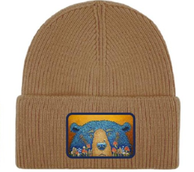 Licensed Premium Ribbed Toques - ARW - Fun Guy "Fungi" Bear