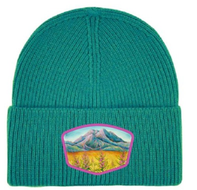 Licensed Premium Ribbed Toques - ARW - Sunlit Mountain Blooms