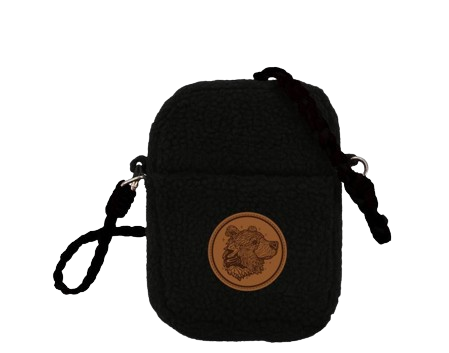 Licensed Sherpa Plush Crossbody - ARW - On my Mind, Bear