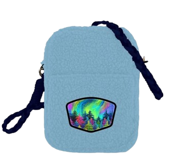 Licensed Sherpa Plush Crossbody - ARW - Mystic Trees