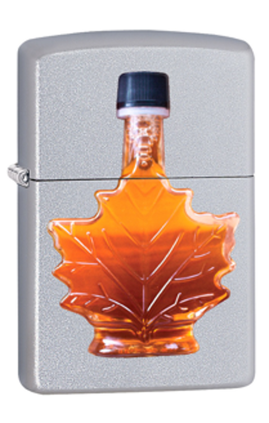Zippo Souvenir Lighter Souvenir Maple Syrup (Chrome) (205-078176)