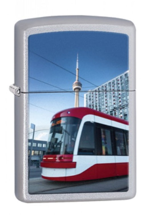 ZIPPO Lighters Souvenir Toronto TTC Street Car (Chrome) (205-078189)