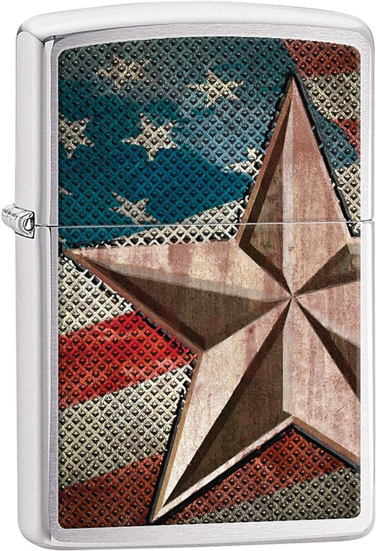 Zippo Retro Star and America Flag (28653)
