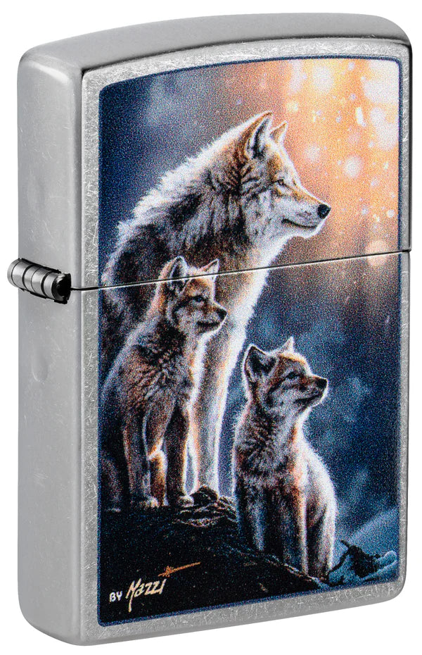 Zippo Mazzi Wolf Pack Design (47106)