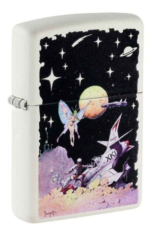 Zippo Frank Frazetta Fairy & Spaceship Design (48378)