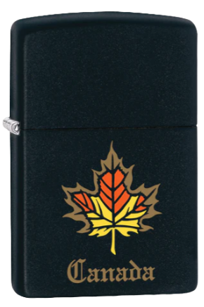Zippo Souvenir Canada Maple Leaf (Black) (56442)