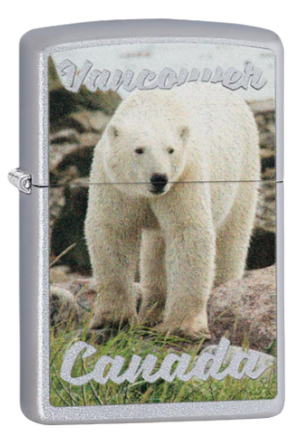 Zippo Souvenir Canada White Bear (Chrome) (91922)